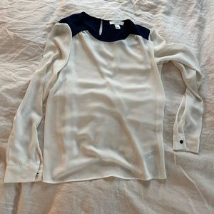 Forever 21 long sleeve sheer blouse. Size Small